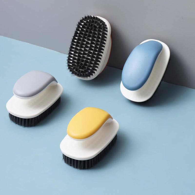 kagyuan Laundry Scrub Brush 2 Pack,Soft Bristle Cleaning Scrub Brush, Shoe Cleaning Brush, Brush for Stains on Clothes, Hat Brush, Household Cleaning Tool for Bathroom Countertop Bathtubs (Blue) - Image 5